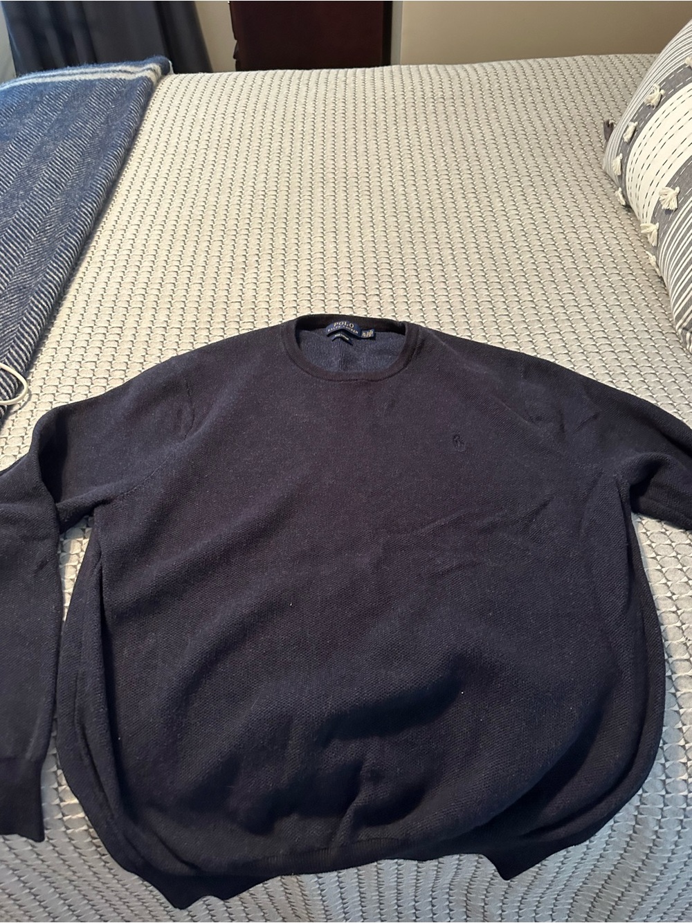 Ralph Lauren Men's Blue Crewneck Sweater